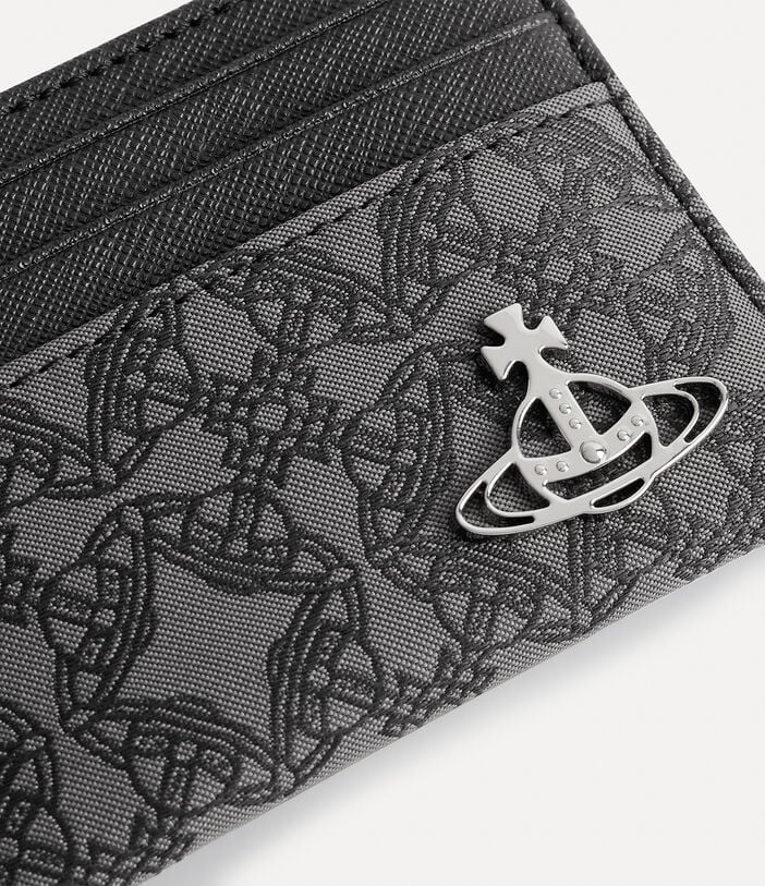 Vivienne Westwood RE-JACQUARD ORBORAMA SLIM CARD HOLDER